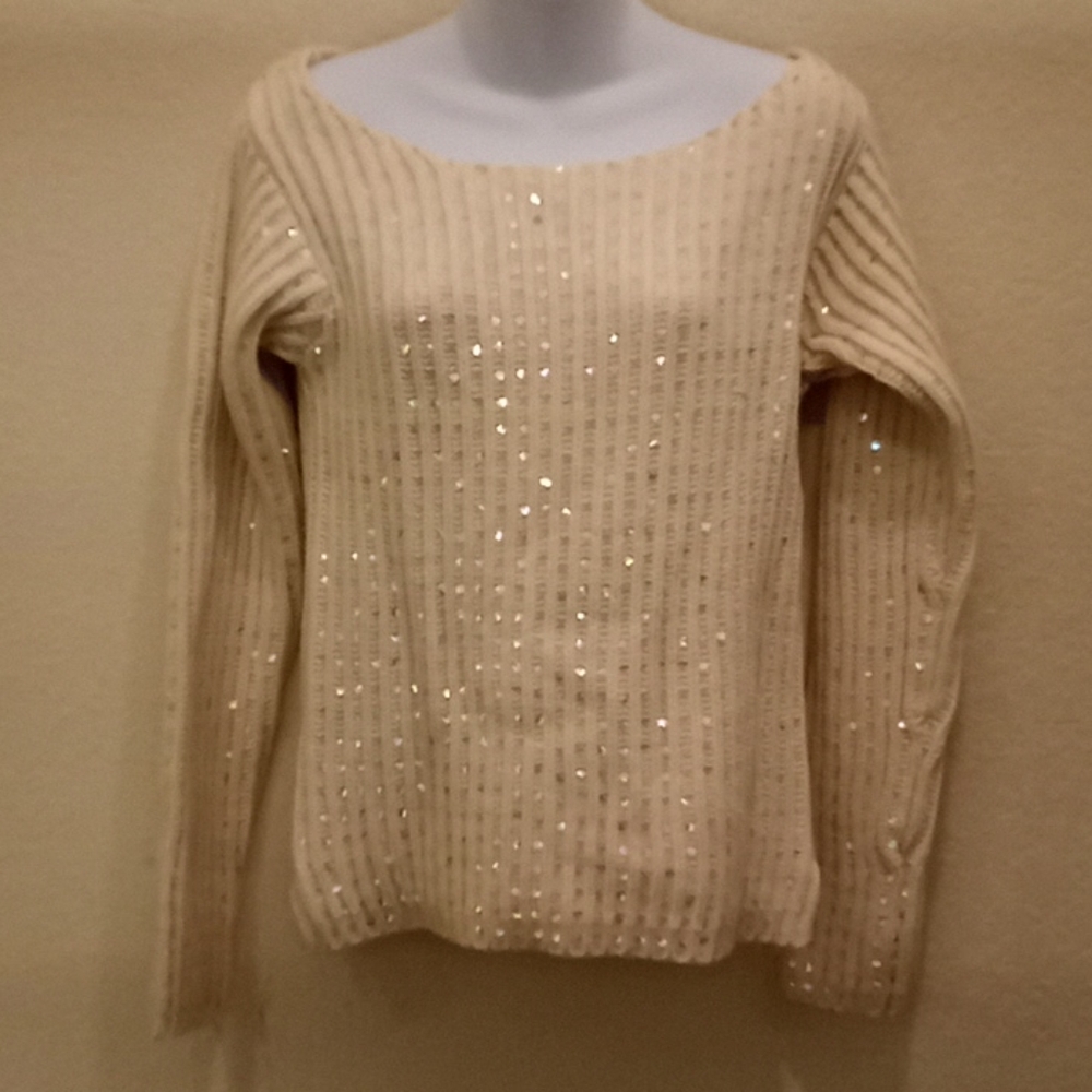 Cache Sweater With Sequins - image 3
